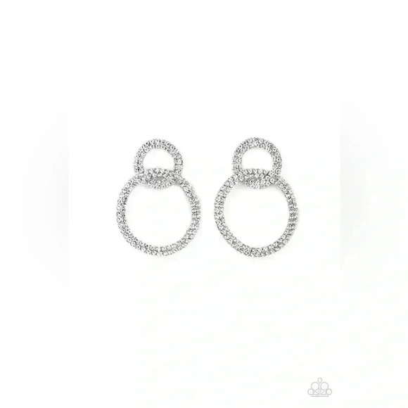 Rhinestone Earrings - Picture 3 of 4